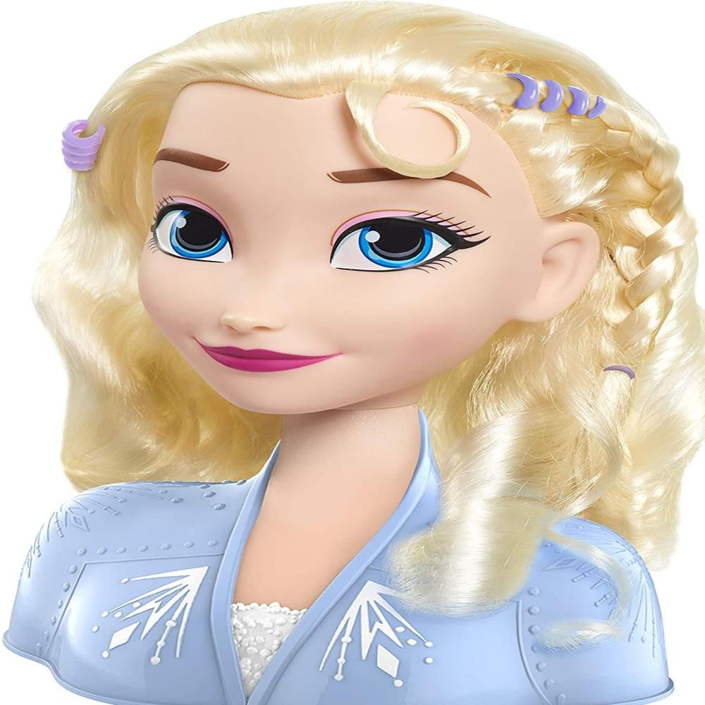 Cabeza Para Peinar Estilos De Cabello Original Frozen Elsa  Envío gratis